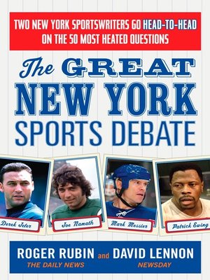 cover image of The Great New York Sports Debate
